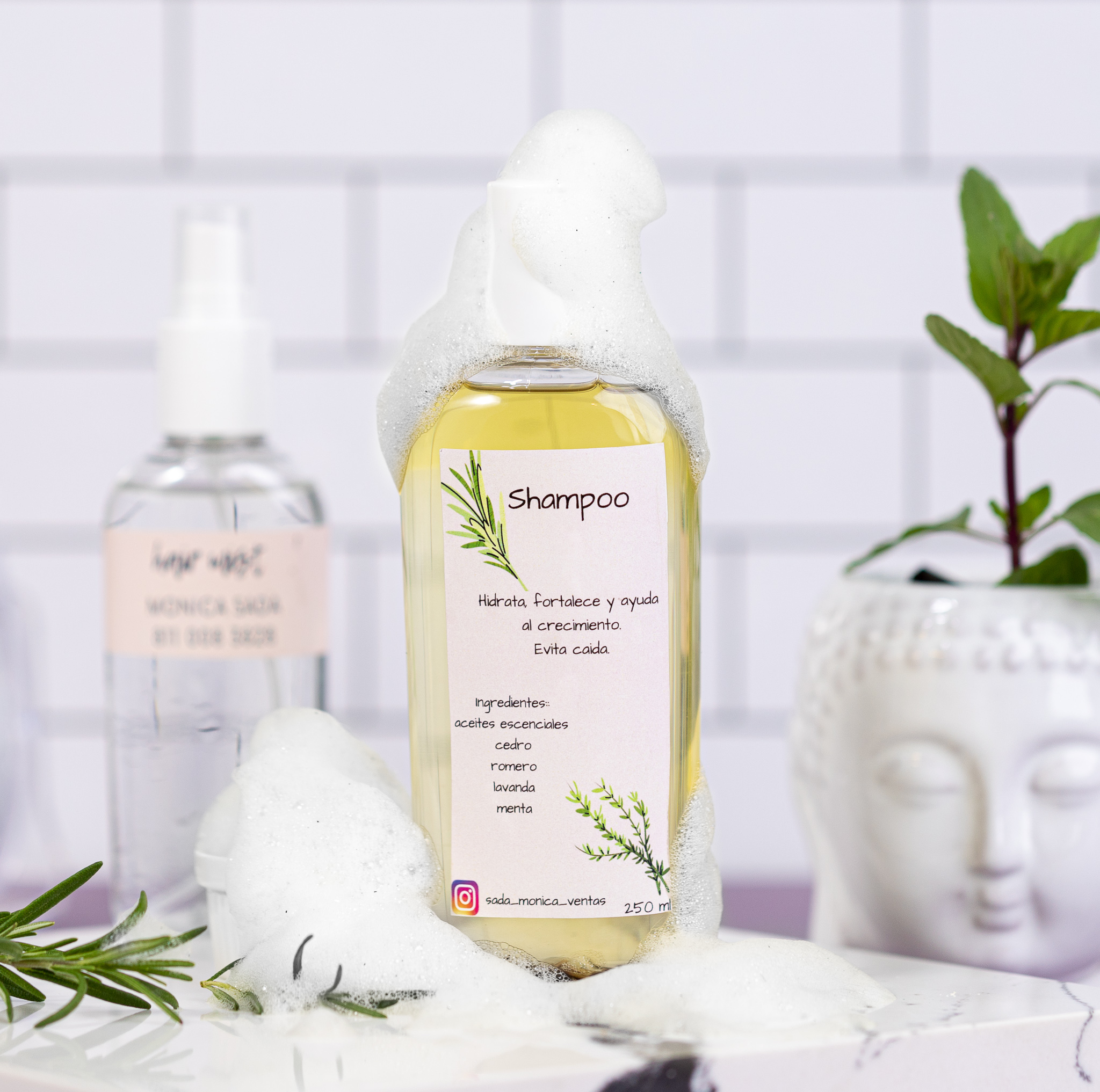 shampoo fotografia producto diana lissett