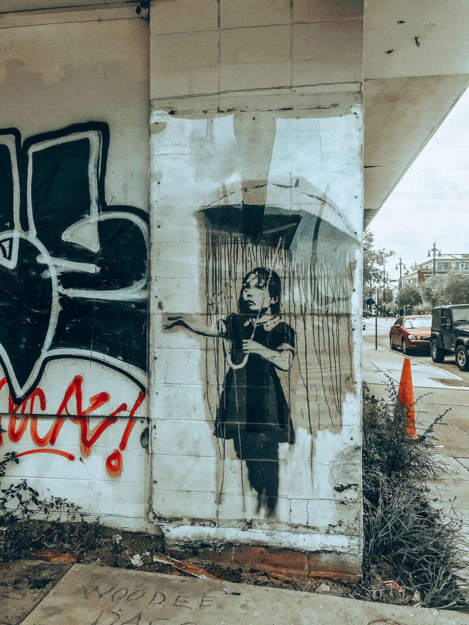 New Orleans Banksy Girl
